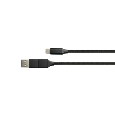 Product Καλώδιο USB Python USB 2.0 QC 3.0 PD 60W Black 1m base image