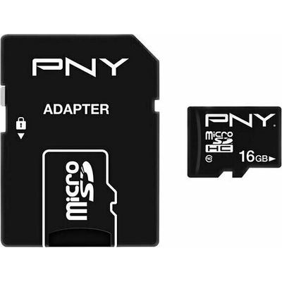 Product Κάρτα Μνήμης MicroSD HC 16GB PNY Performance Plus Cl.10 base image