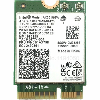 Product Κάρτα Δικτύου Intel WiFi M.2 2230 6 AX201 intern bulk base image