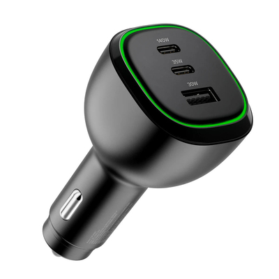 Product Φορτιστής Αυτοκινήτου Alogic 165W 3Port 2xUSB-C+1xUSB-A+USB-C cable base image