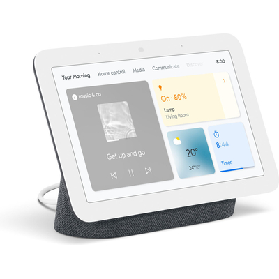 Product Smart Hub Google Nest Hub 2 Charcoal 7" Display EU Ware Android base image