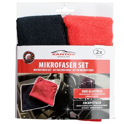 Product Πανί Αυτοκινήτου Xantos Mikrofaser Set Red/Black base image