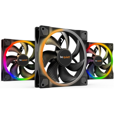 Product Case Fan Be quiet 140*140*25 Light Wings PWM Triple-Set base image