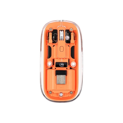 Product Ποντίκι Ενσύρματο Manhattan Funk USB-A 4buttons RGB LED orange transparent base image