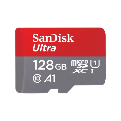 Product Κάρτα Μνήμης MicroSD 128GB SanDisk Ultra A1 Class 10 inkl. Adapt base image