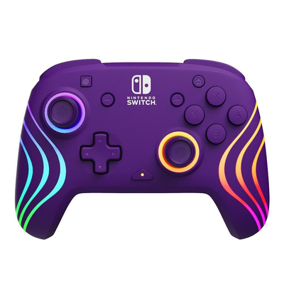 Product Gamepad PDP Afterglow Wave Wireless lila Switch base image