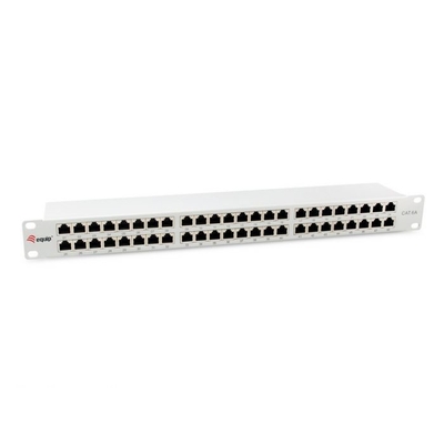 Product Patchpanel Equip 48x RJ45 Cat6A 19" FTP 1HE Premium light gray base image