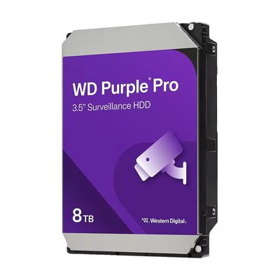 Product Σκληρός Δίσκος HDD 8TB WD Purple Pro 8.9cm (3.5") SATA3 7200 256MB WD8002PURP base image