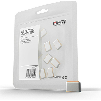 Product Αξεσουάρ Lindy USB Typ C Port Schloss orange 10 pieces base image