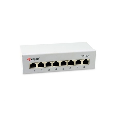 Product Patchpanel Equip 12x RJ45 Cat6A FTP 1HE Premium light gray base image