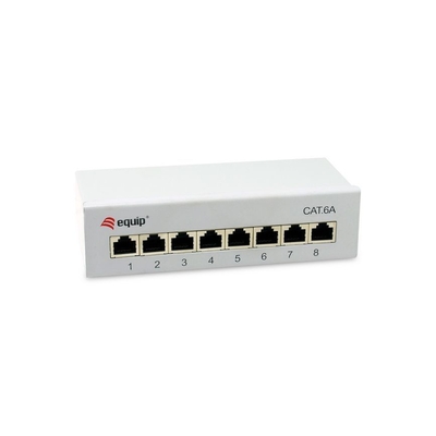 Product Patchpanel Equip 8x RJ45 Cat6A FTP 1HE Keystone Montage gr base image