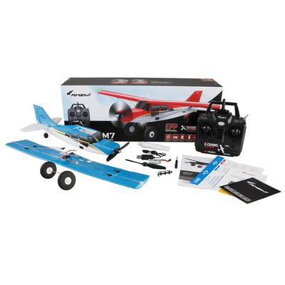 Product Τηλεκατευθυνόμενο Amewi Maule M7 Brushles 510MM 4-Channel 3D/6G Blue base image