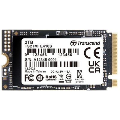 Product Σκληρός Δίσκος M.2 SSD 2TB Transcend MTE410S (M.2 2242) PCIe Gen4 x4 NVMe base image