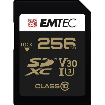 Product Κάρτα Μνήμης SD 256GB Emtec UHS-I U3 V30 SpeedIN Pro base image