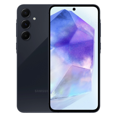 Product Smartphone Samsung Galaxy A55 256GB Dark Blue 6.6" 5G (8GB) DE Model Android base image