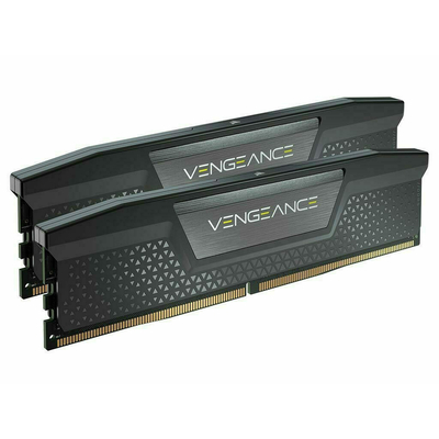 Product Μνήμη RAM Σταθερού DDR5 64GB 5200 CL40 Corsair KIT (2x32GB) VENGEANCE Black base image