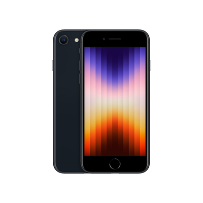 Product Smartphone Apple iPhone SE 128GB Midnight 4.7" (2022) 5G DE Model iOS base image