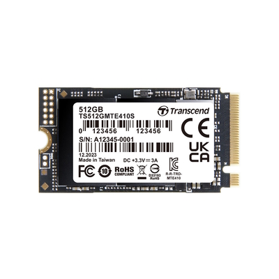 Product Σκληρός Δίσκος M.2 SSD 512GB Transcend MTE410S (M.2 2242) PCIe Gen4 x4 NVMe base image