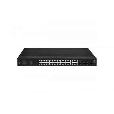 Product Network Switch LevelOne 28x GE IGS-2128 4xSFP, 24xRJ45 Ports sw base image