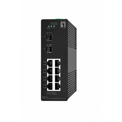 Product Network Switch LevelOne 10x GE IGS-2110 2xSFP, 8xRJ45 Ports sw base image