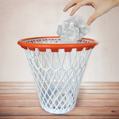 Product Παιχνίδι Mad Monkey -trash can in the shape of a basketball net base image