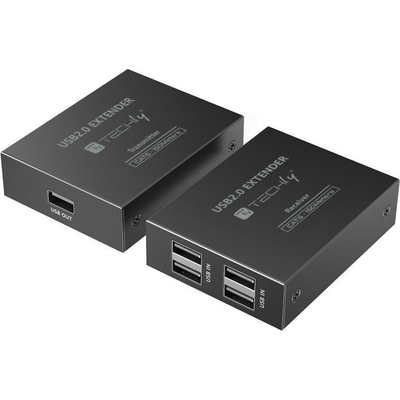 Product Splitter Techly Extender USB2.0 4p 150m base image