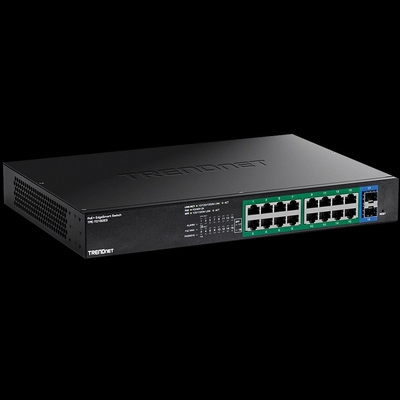 Product Network Switch Trendnet 18-Port Gigabit EdgeSmart PoE+ base image