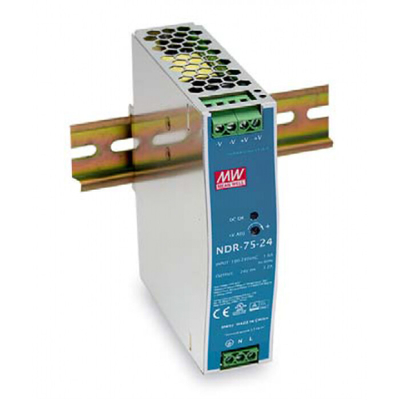 Product Τροφοδοτικό Ράγας LevelOne ind. power supply POW-2432 24VDC 75W DIN rail si base image