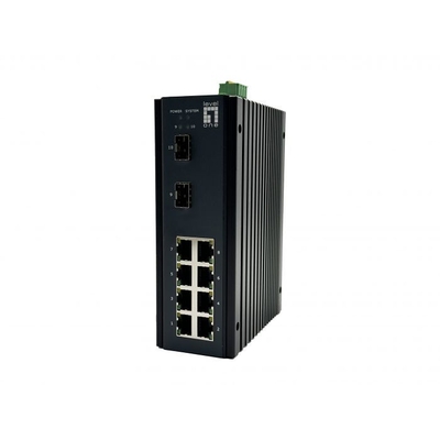 Product Network Switch LevelOne 10x GE IGU-1071 8x 1GbE,2x 2.5GbE SFP sw base image