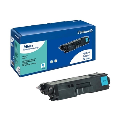 Product Toner Συμβατό Pelikan Brother TN-326C 1246HCc cyan rebuilt base image