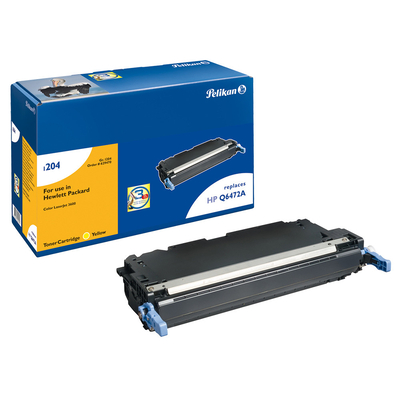 Product Toner Συμβατό Pelikan HP Q6472A 1204y yellow rebuilt base image
