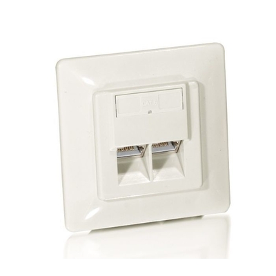 Product Πρίζα Δικτύου Equip +Frontplatte 2xRJ45 Cat5e 45° RAL 1013 base image
