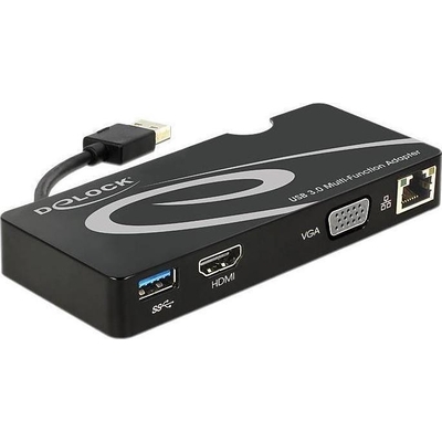 Product Docking Station Delock USB3.0 A -> HDMI/D-Sub15/RJ45/USB A St/Bu base image