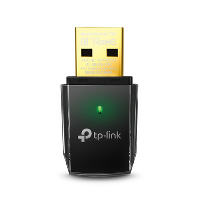 Product Αντάπτορας Δικτύου USB TP-Link WL-USB Archer T2U Mini 433Mbps/150Mbps base image