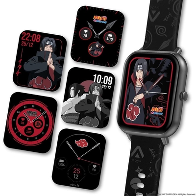 Product Smartwatch Abyx Fit Touch 3 Itachi Uchiwa space grey base image