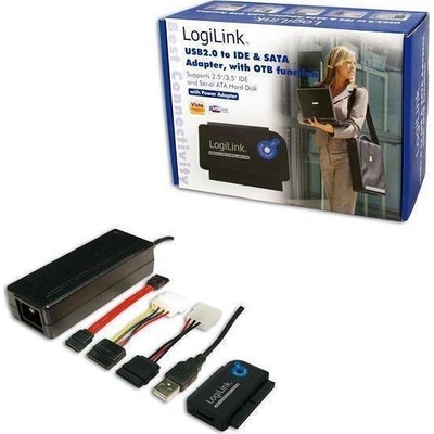 Product Αντάπτορας Σκληρών Δίσκων Logilink 2.0 to 2,5 + 3,5 Zoll IDE+SATA HDD OTB base image