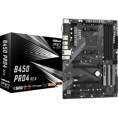 Product Μητρική Κάρτα ASRock B450 Pro4 R2.0 ATX - Socket AM4 - AMD B450 base image