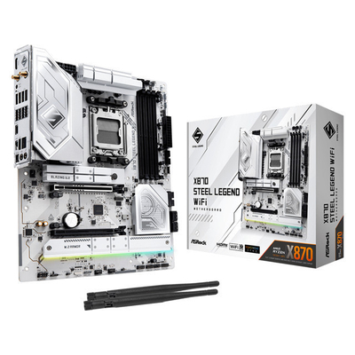 Product Μητρική Κάρτα ASRock X870 Steel Legend WiFi ATX - Socket AM5 - AMD base image