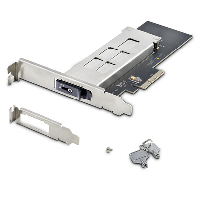Product Θήκη Για Σκληρούς Δίσκους StarTech M.2 NVMe to PCIe x4 4.0/3.0 Hot-Swap Key Lock - 2 Keys base image
