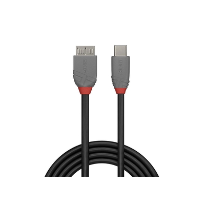 Product Καλώδιο USB-C Lindy Anthra Line 24 pin to Micro-USB Type B - 1 m base image