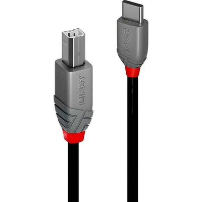 Product Καλώδιο USB-C Lindy Anthra Line 24 pin to USB Type B - 1 m base image