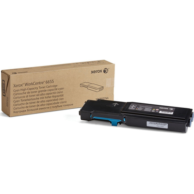 Product Toner Xerox WorkCentre 6655 - High Capacity - cyan - original base image