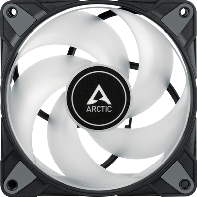 Product Case Fan 12cm Arctic P12 PWM PST RGB Black 3pc base image
