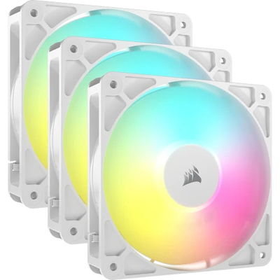 Product Case Fan 12cm Corsair Fan RS120 ARGB PWM 3x12cm white base image