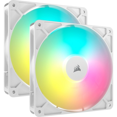 Product Case Fan 14cm Corsair Fan RS140 ARGB PWM 2x14cm white base image