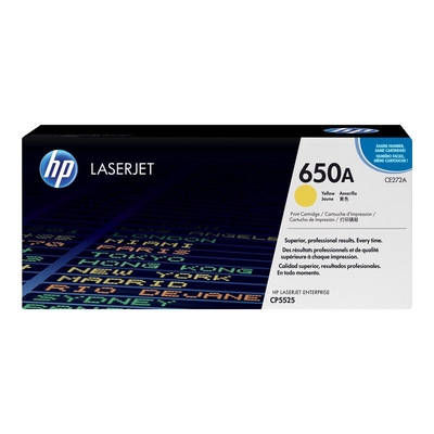 Product Toner HP Cartridge No 650A Yellow (CE272A) base image