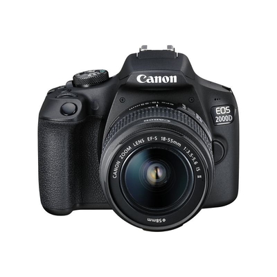 Product Φωτογραφική Μηχανή Canon EOS 2000D Digital SLR 24 1 MPix (2728C003) base image