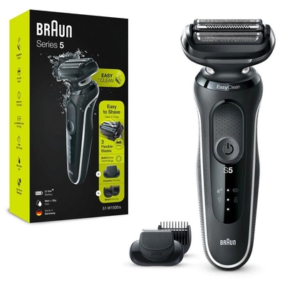 Product Ξυριστική Μηχανή Braun Series 5 51-W1500s Wet&Dry Black (432692) base image