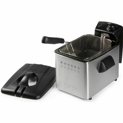Product Φριτέζα DOMO DO465FR 4 L 3000 W Ασημί Χάλυβας base image