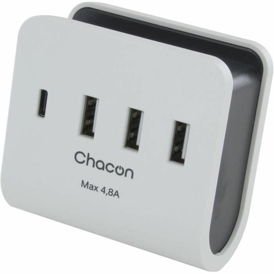 Product Φορτιστής USB Τοίχου Chacon Λευκό base image